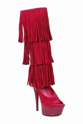 609-HOPI Platform Boot  | Fuchsia Velvet