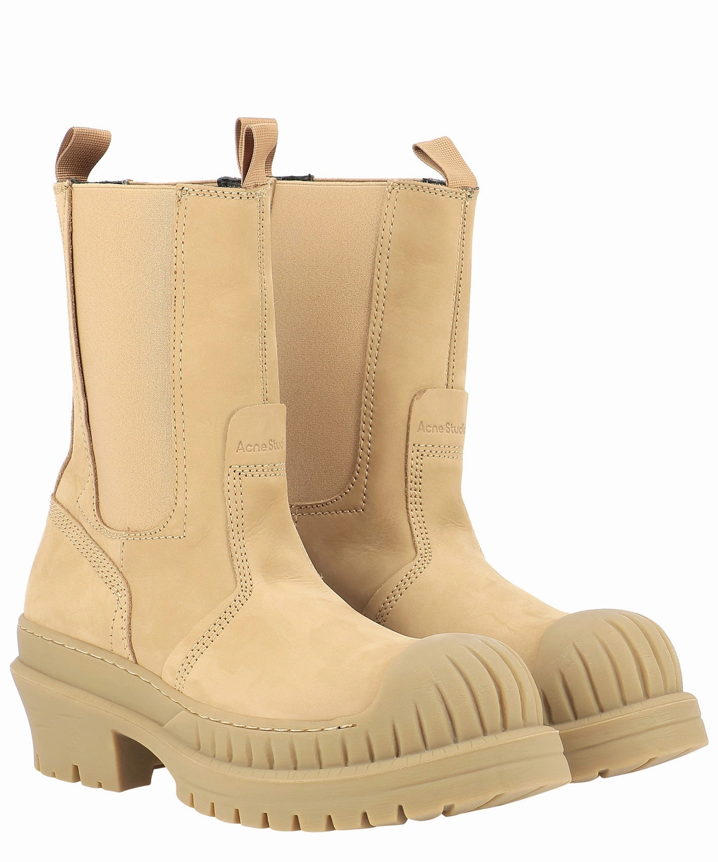 Acne Studios Bryant Round Toe Ankle Boots