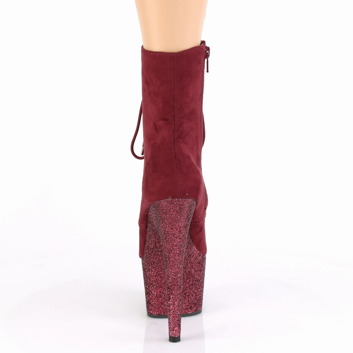ADORE-1020FSMG  Burgundy F. Suede/Burgundy Multi Mini Glitter