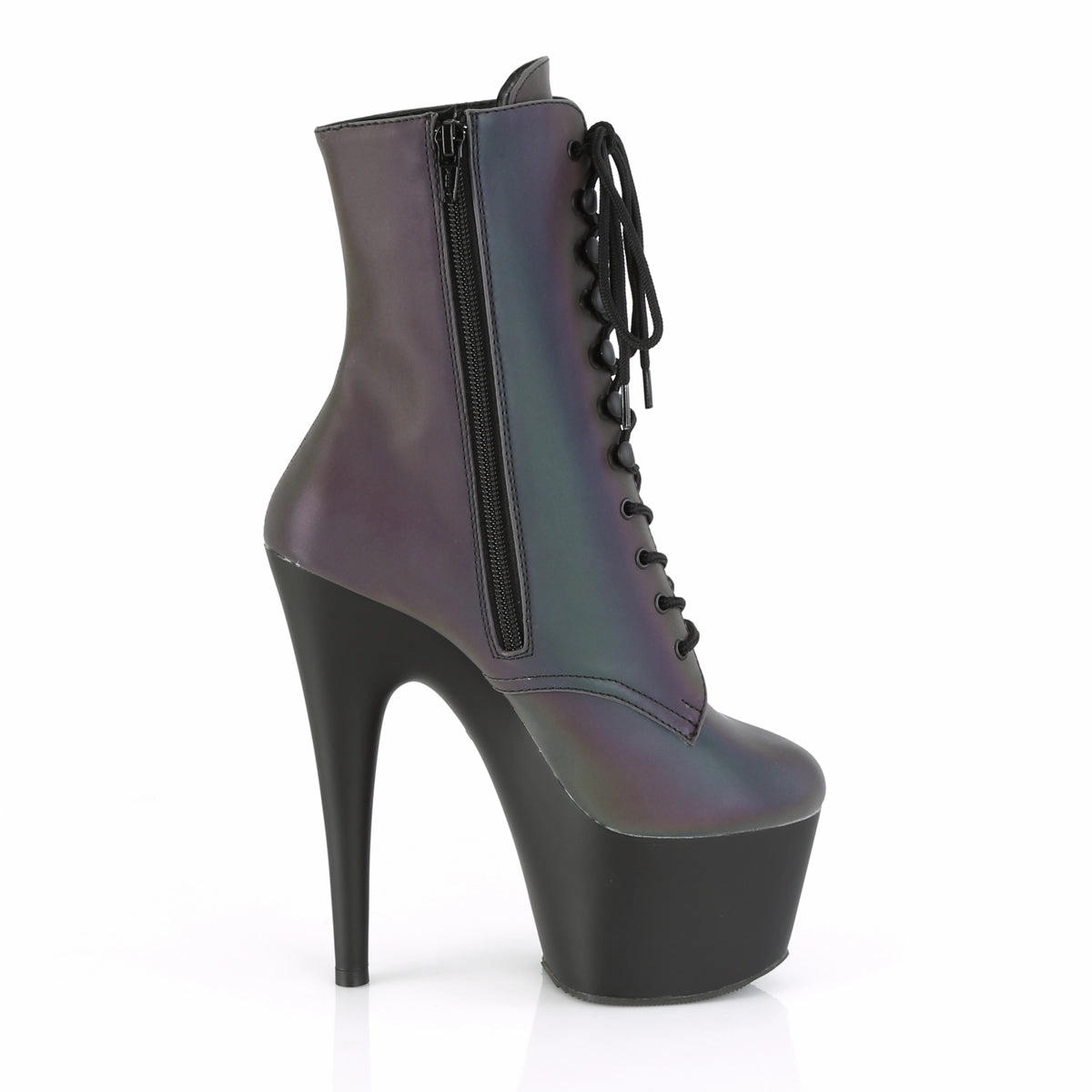 ADORE-1020REFL  Green Multi Reflective/Black Matte