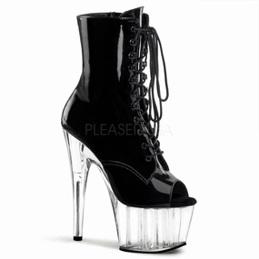 ADORE-1021  Black Patent/Clear