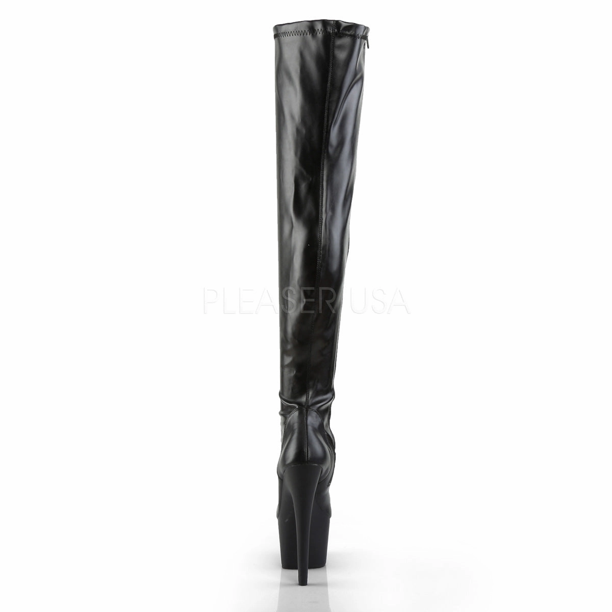 ADORE-3000  Black Str Faux Leather/Black Matte