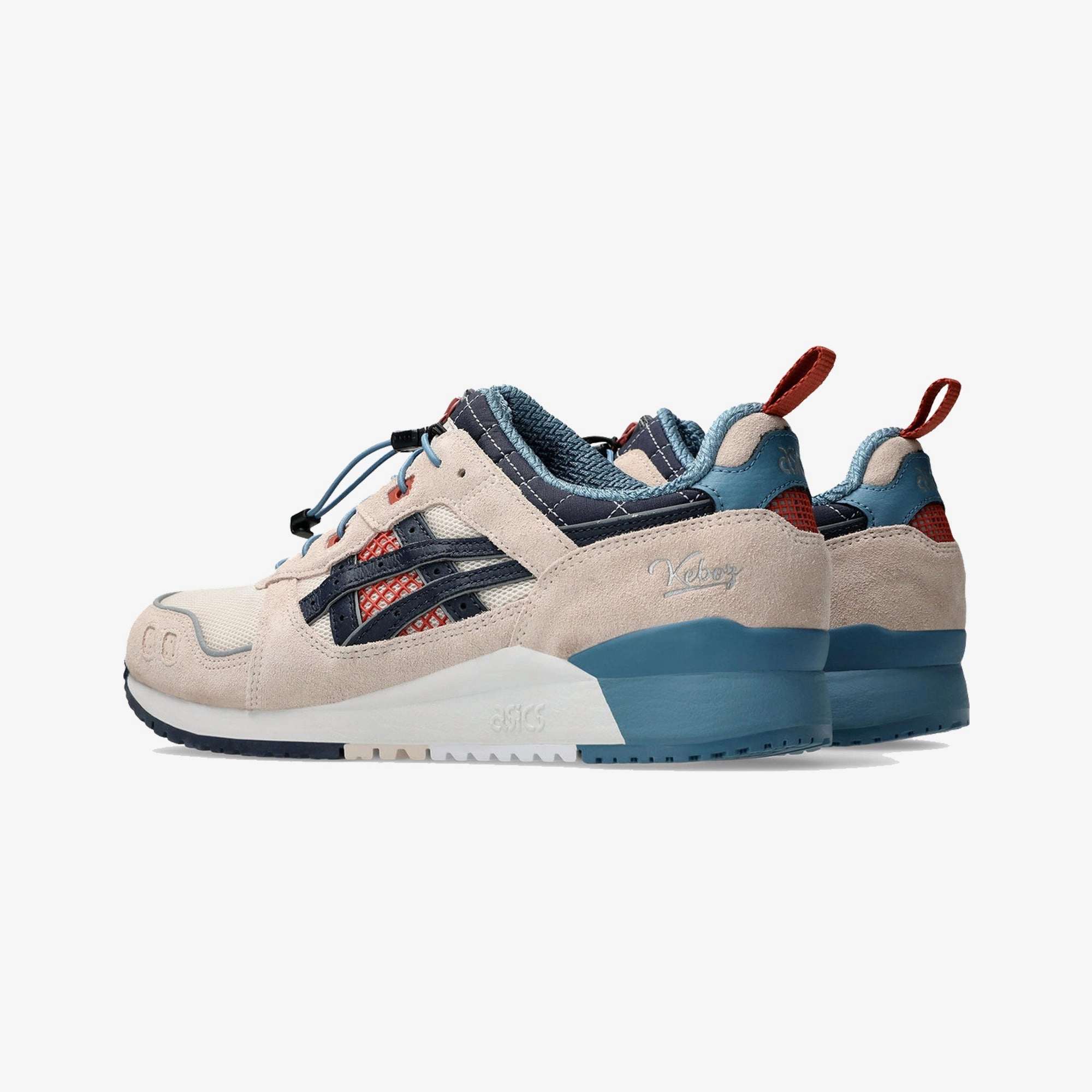 Asics | MITASNEAKERS × KEBOZ GEL-LYTE III OG { IIIUSION BLUE/BLACK