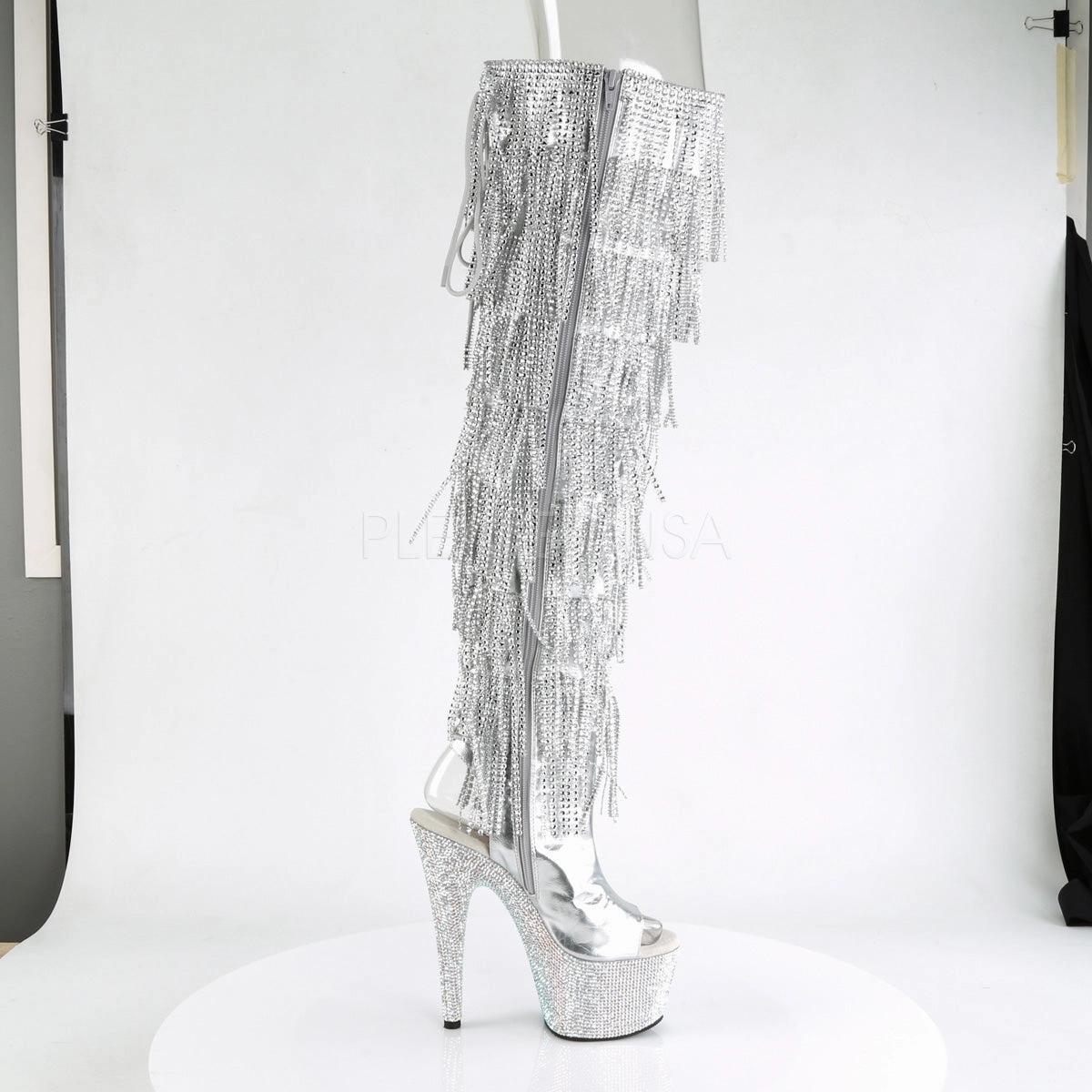 BEJEWELED-3019RSF-7  Silver Metallic Pu-Silver/Silver Multi RS