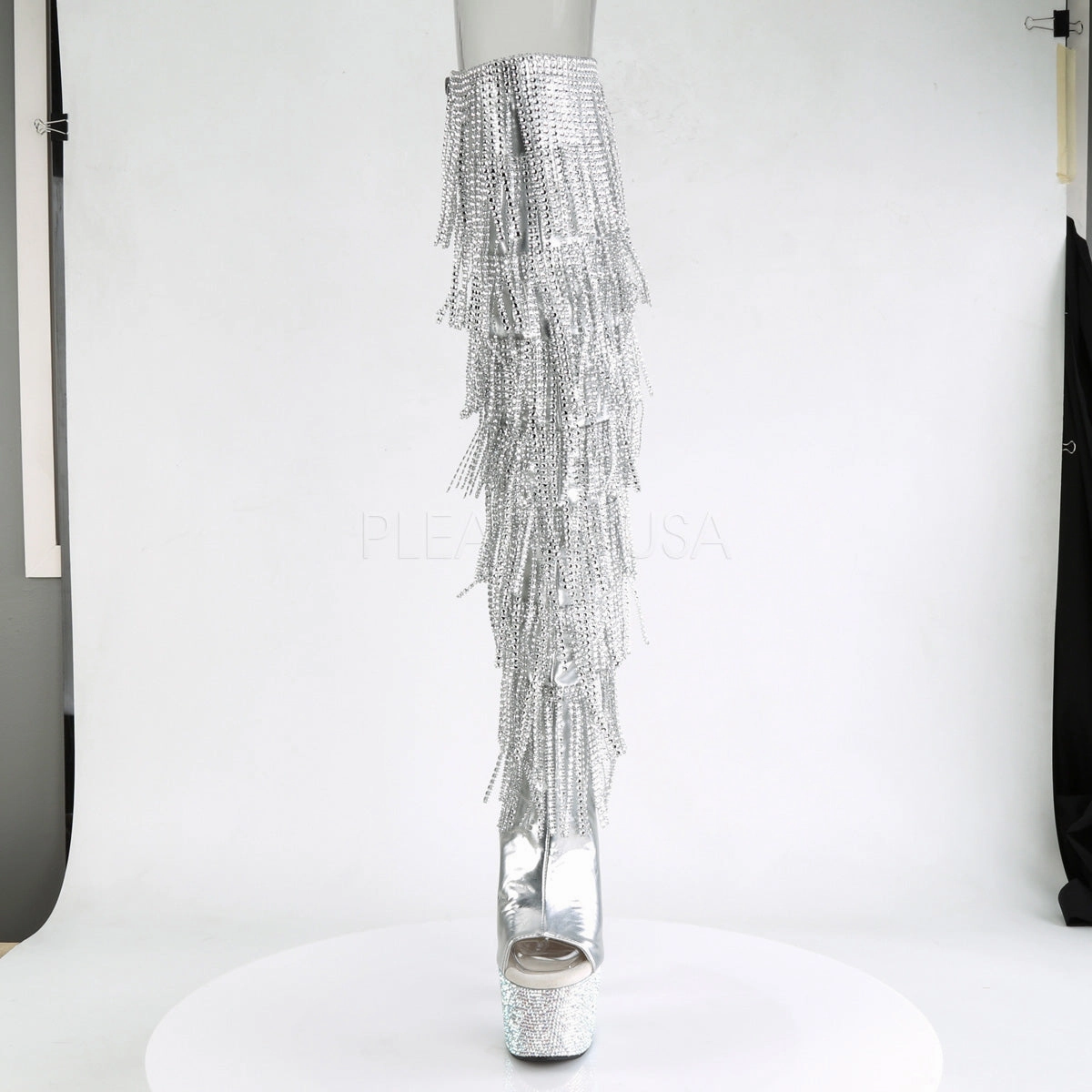 BEJEWELED-3019RSF-7  Silver Metallic Pu-Silver/Silver Multi RS