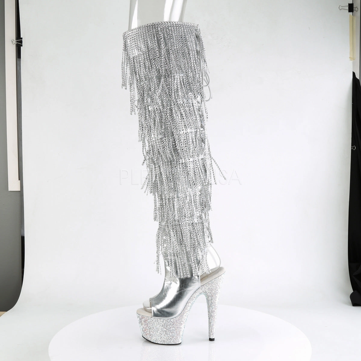 BEJEWELED-3019RSF-7  Silver Metallic Pu-Silver/Silver Multi RS