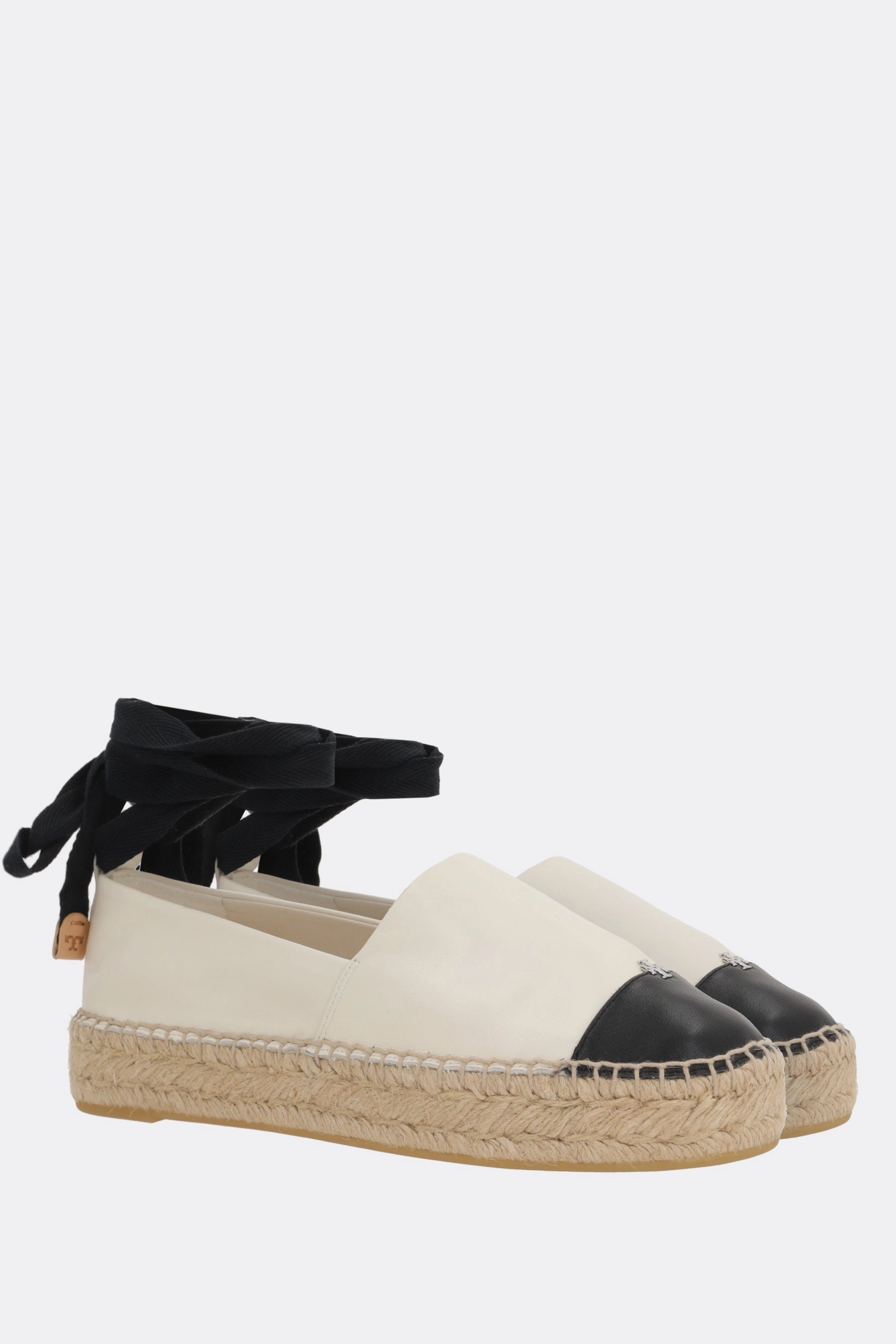 bicolor nappa espadrilles