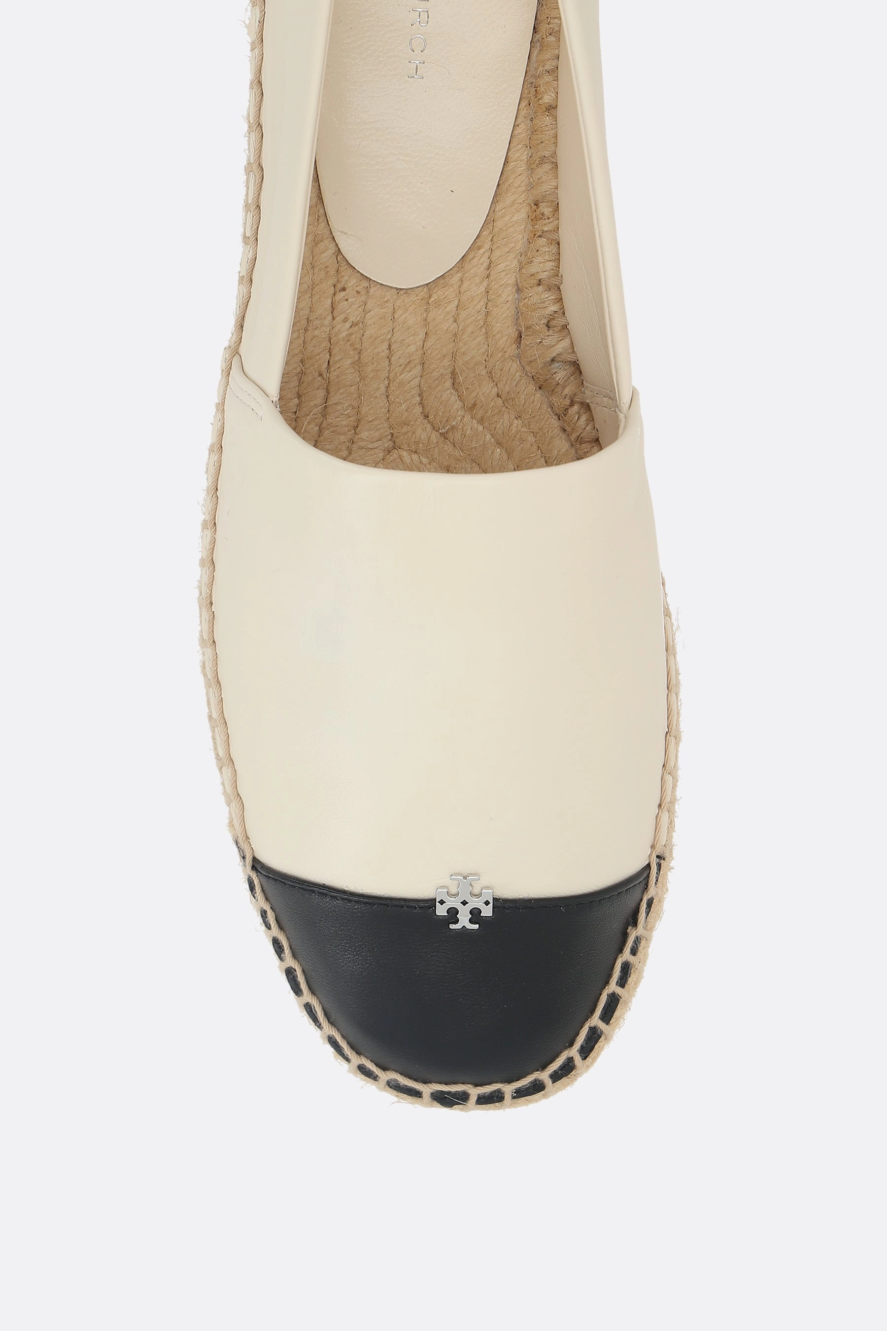 bicolor nappa espadrilles