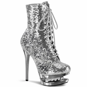 BLONDIE-R-1020  Silver Sequins/Silver Chrome