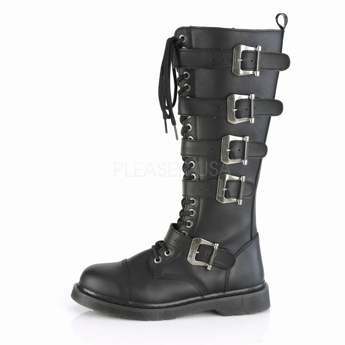 BOLT-425  Black Vegan Leather