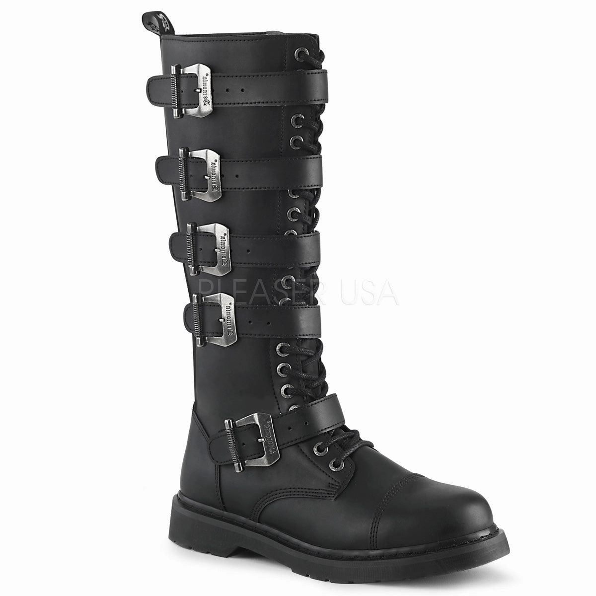 BOLT-425  Black Vegan Leather
