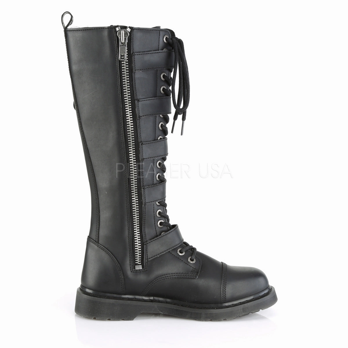BOLT-425  Black Vegan Leather