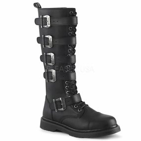BOLT-425  Black Vegan Leather