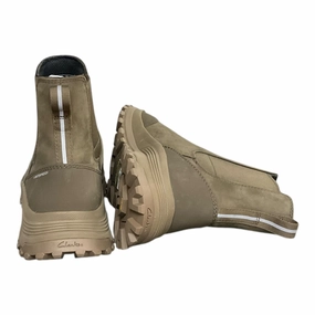 Boots Ankle Flats By Clarks In Green, Size: 8.5