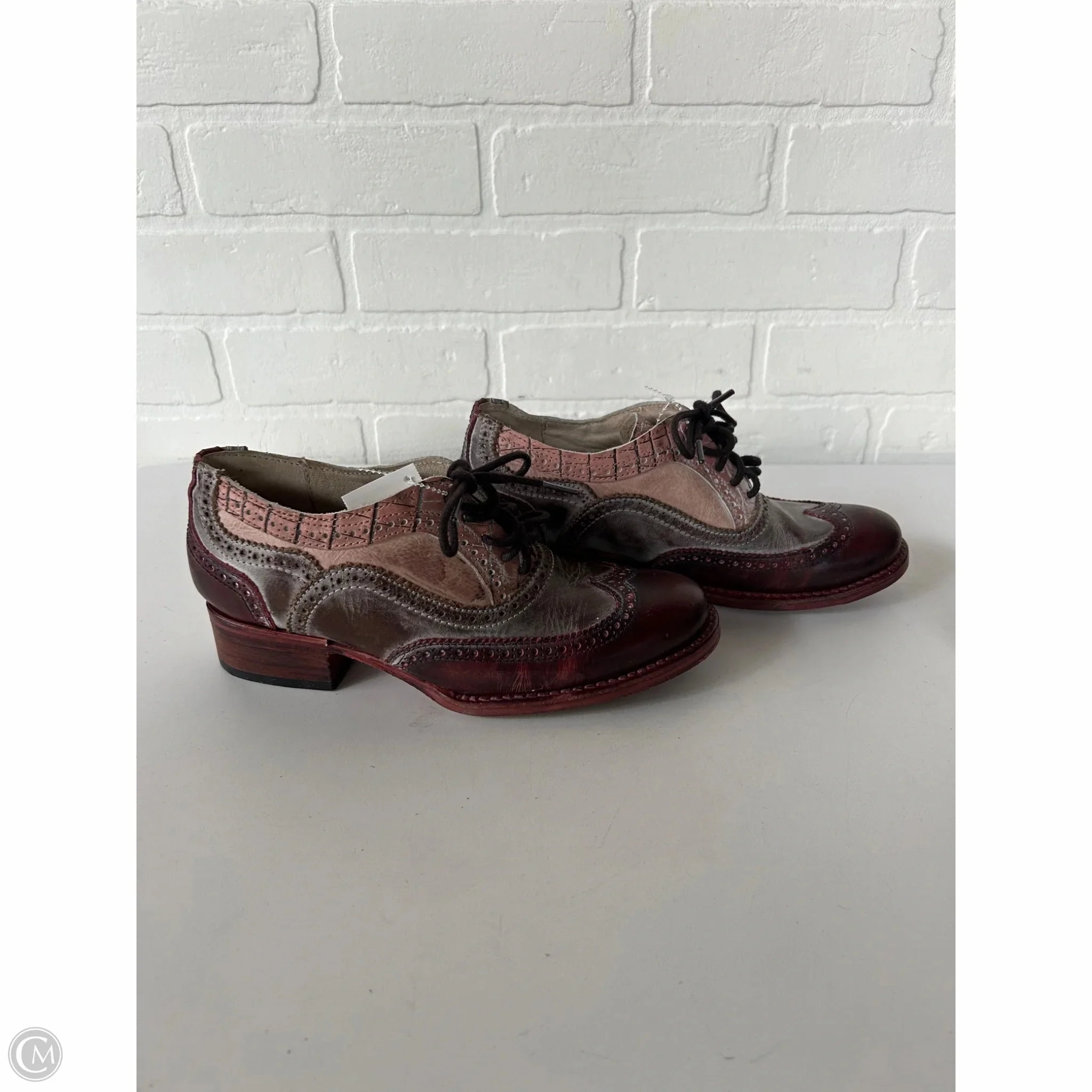 Boots Ankle Flats By Freebird In Red, Size: 7