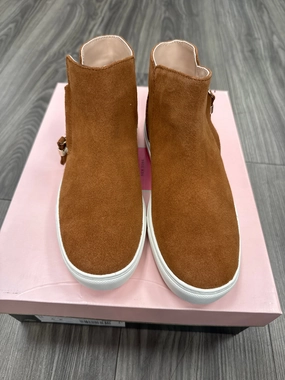 Boots Ankle Flats By Kate Spade In Brown, Size: 6