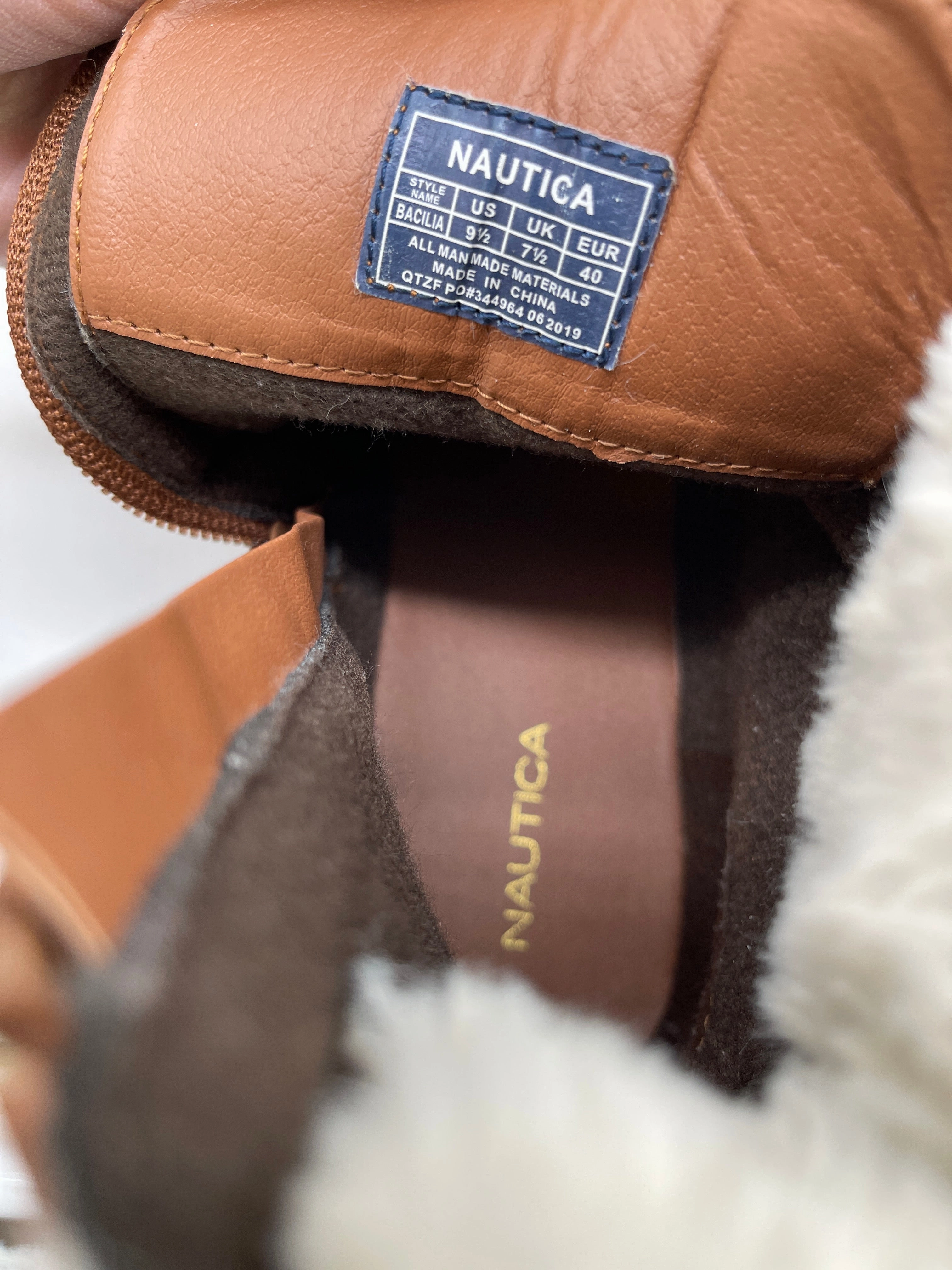 Boots Ankle Flats By Nautica In Tan, Size: 9.5
