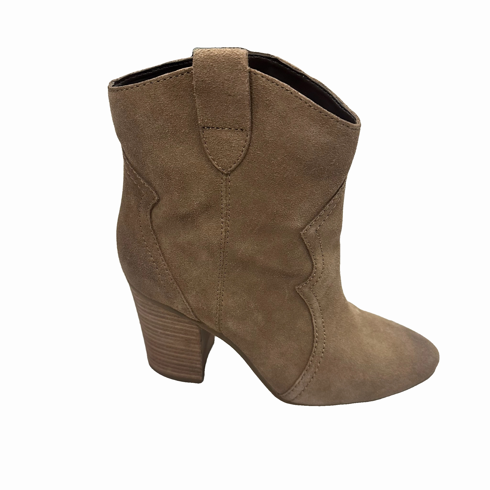 Boots Ankle Heels By Aerosoles In Brown, Size: 6