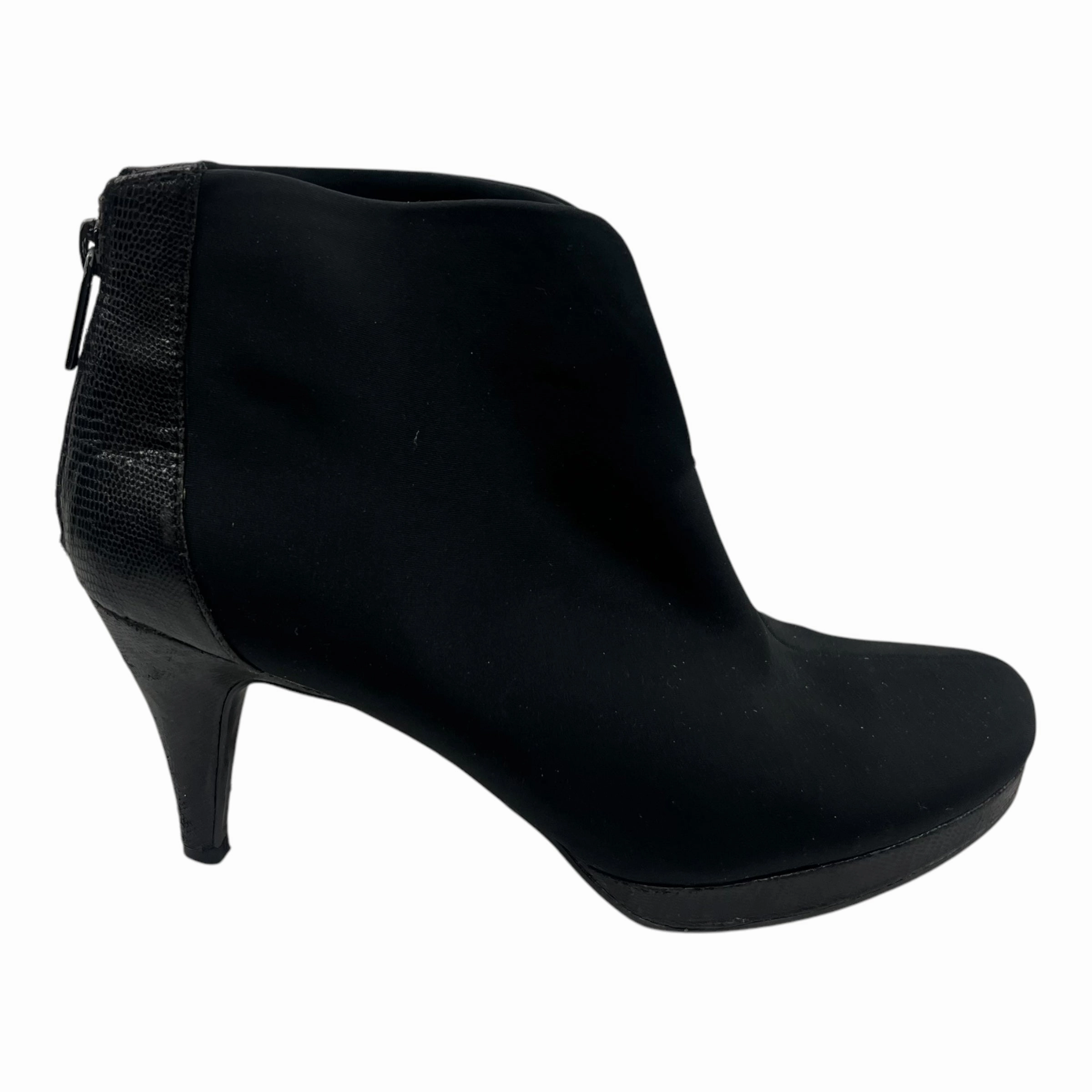 Boots Ankle Heels By Bandolino In Black, Size:8.5