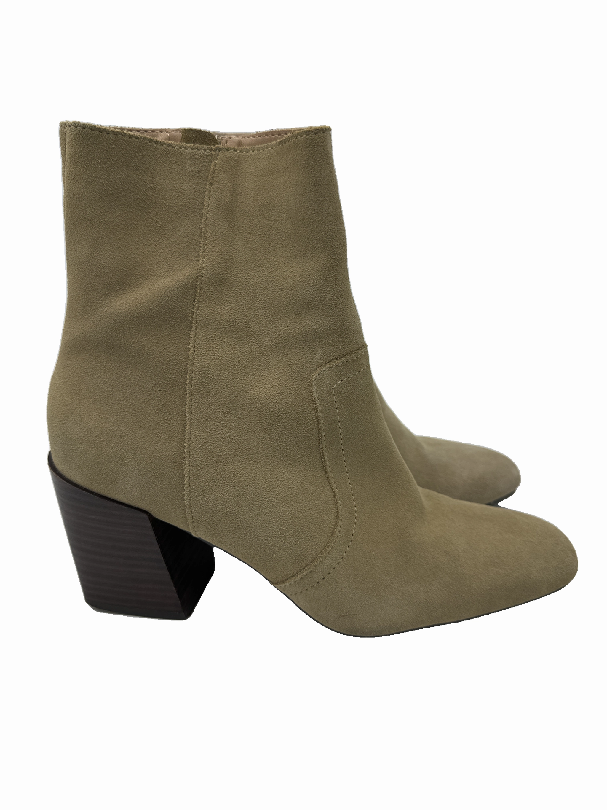 Boots Ankle Heels By Blondo In Tan, Size: 8