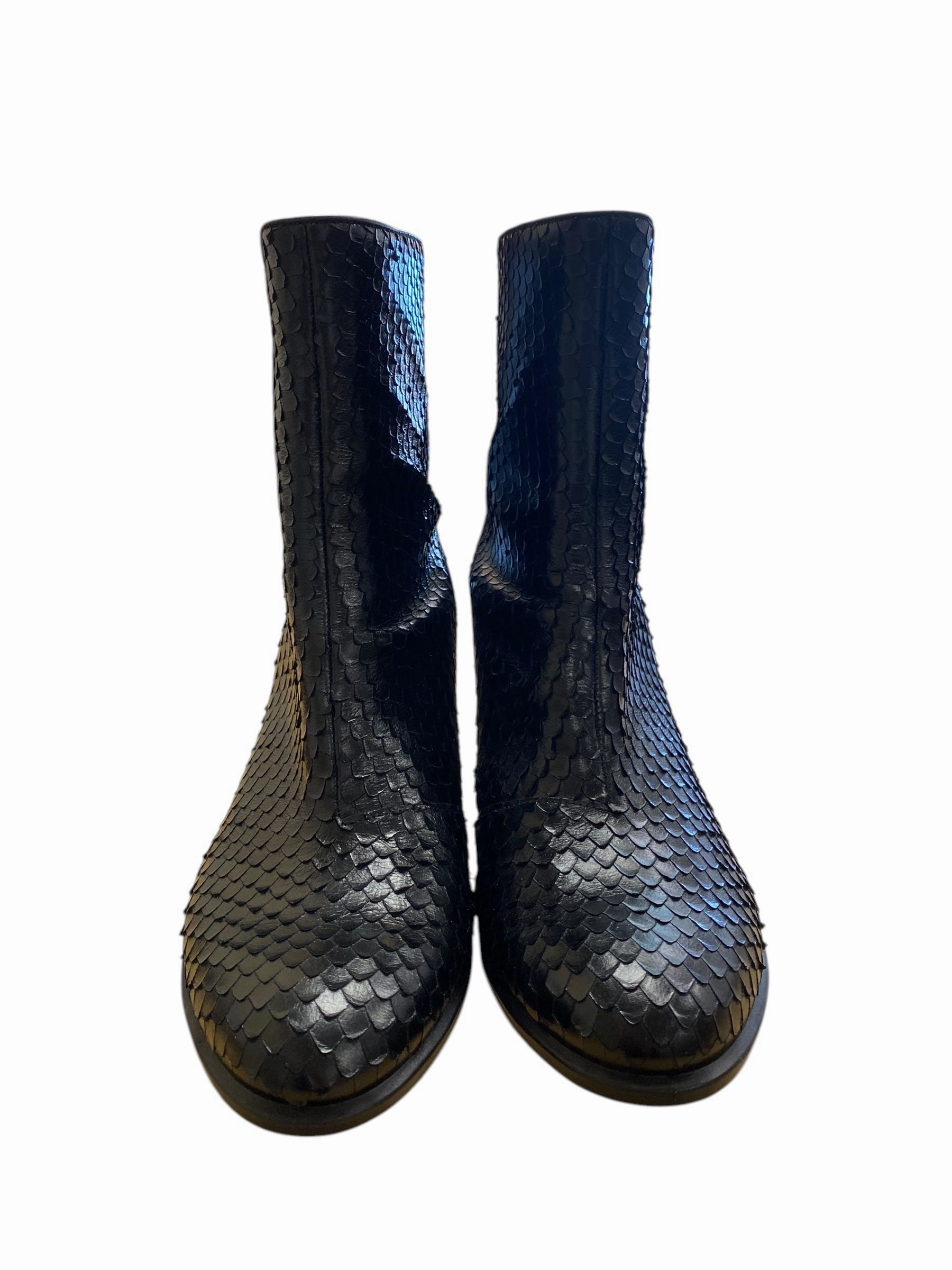 Boots Ankle Heels By Ecco In Black, Size: 10