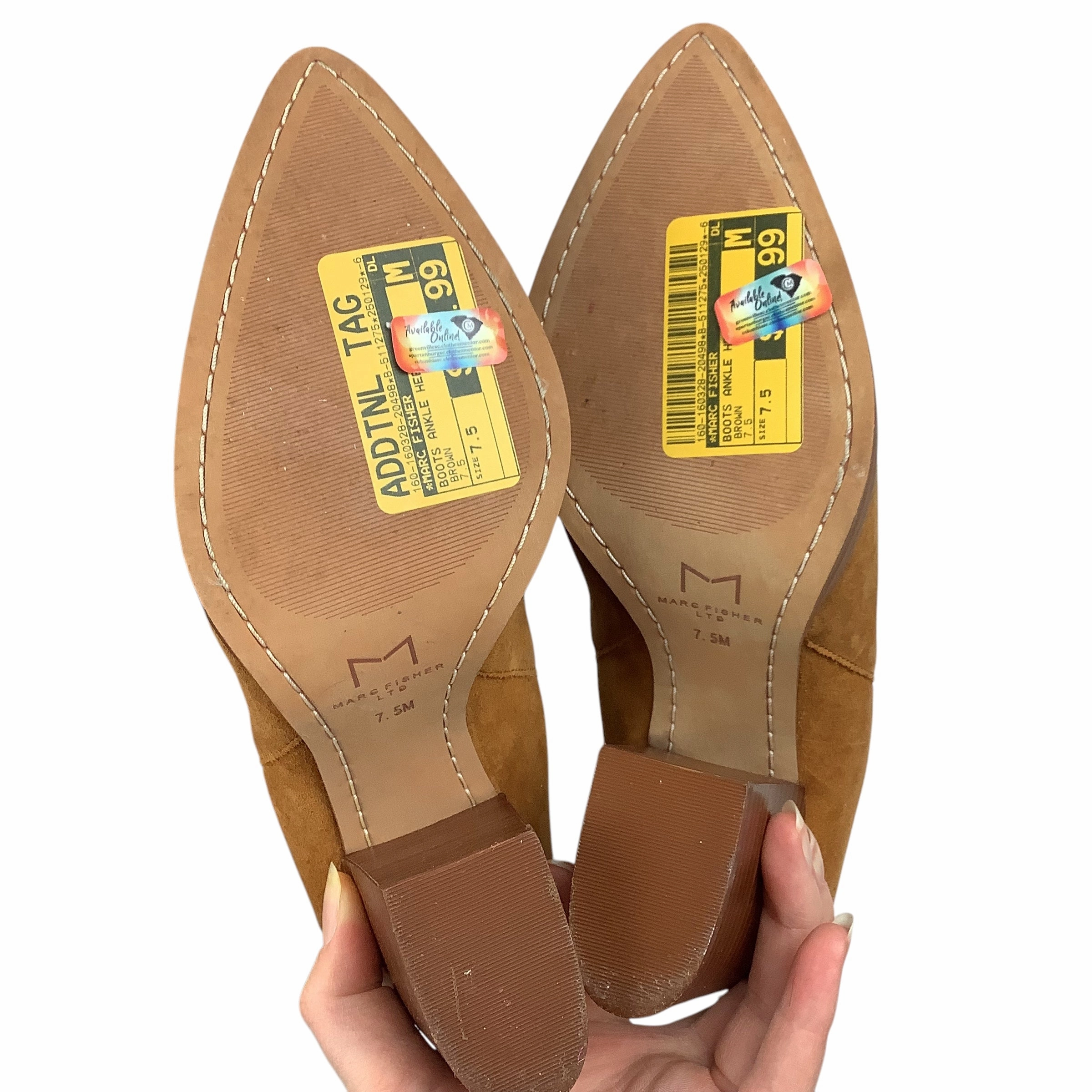 Boots Ankle Heels By Marc Fisher  Size: 7.5