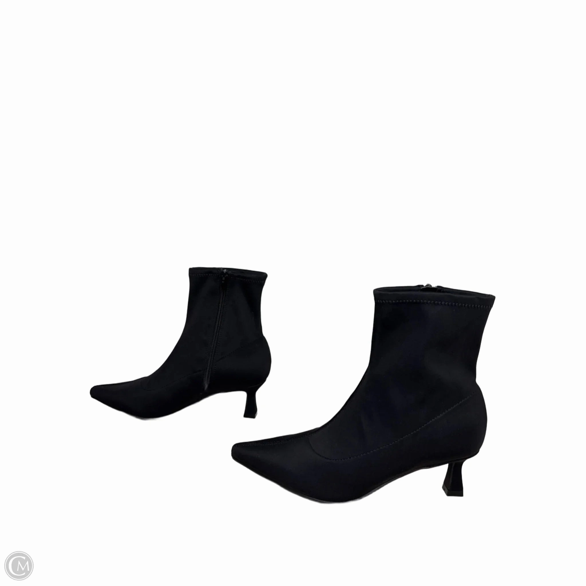 Boots Ankle Heels By UNISA In Black, Size: 7.5