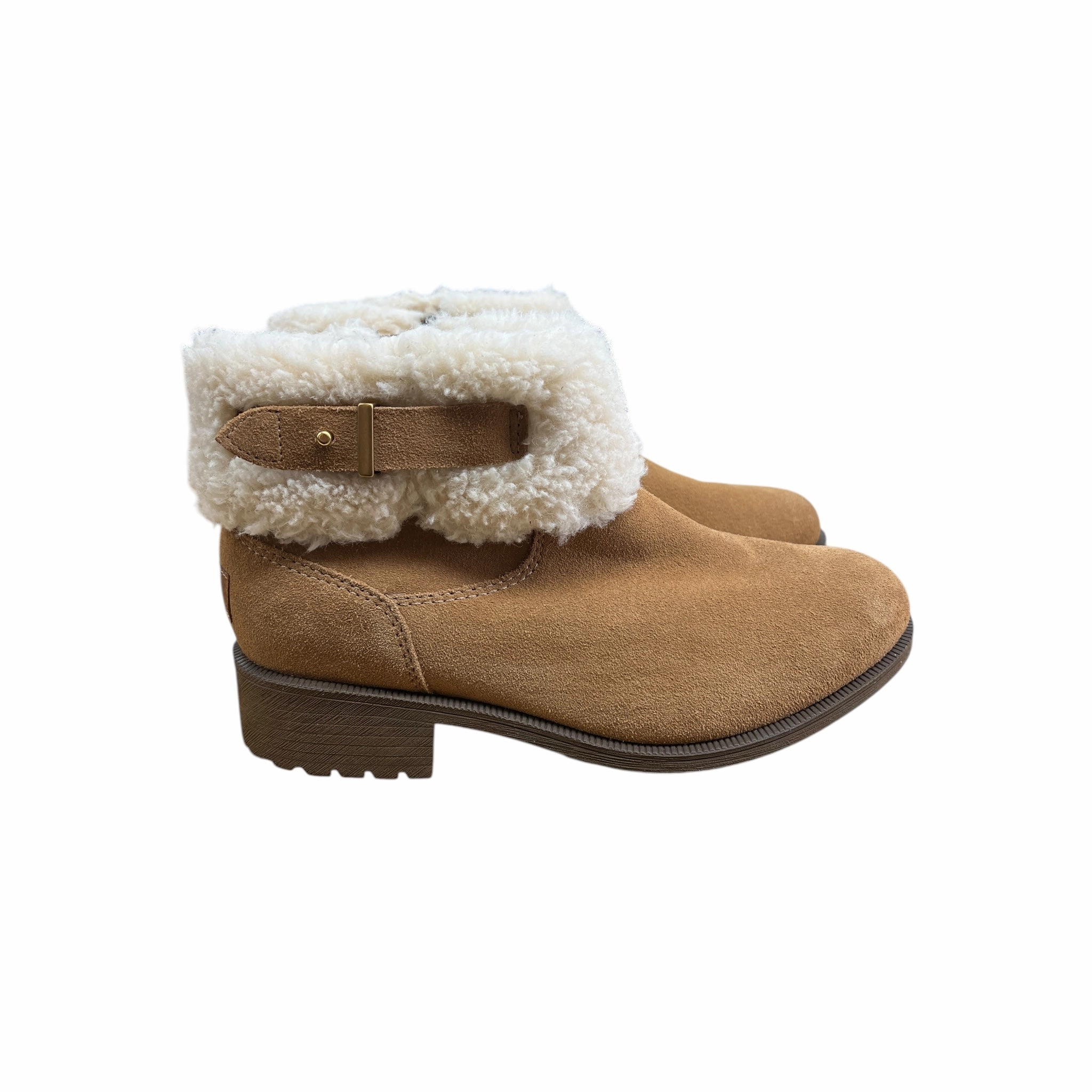 Boots Designer By Ugg In Tan, Size:9.5