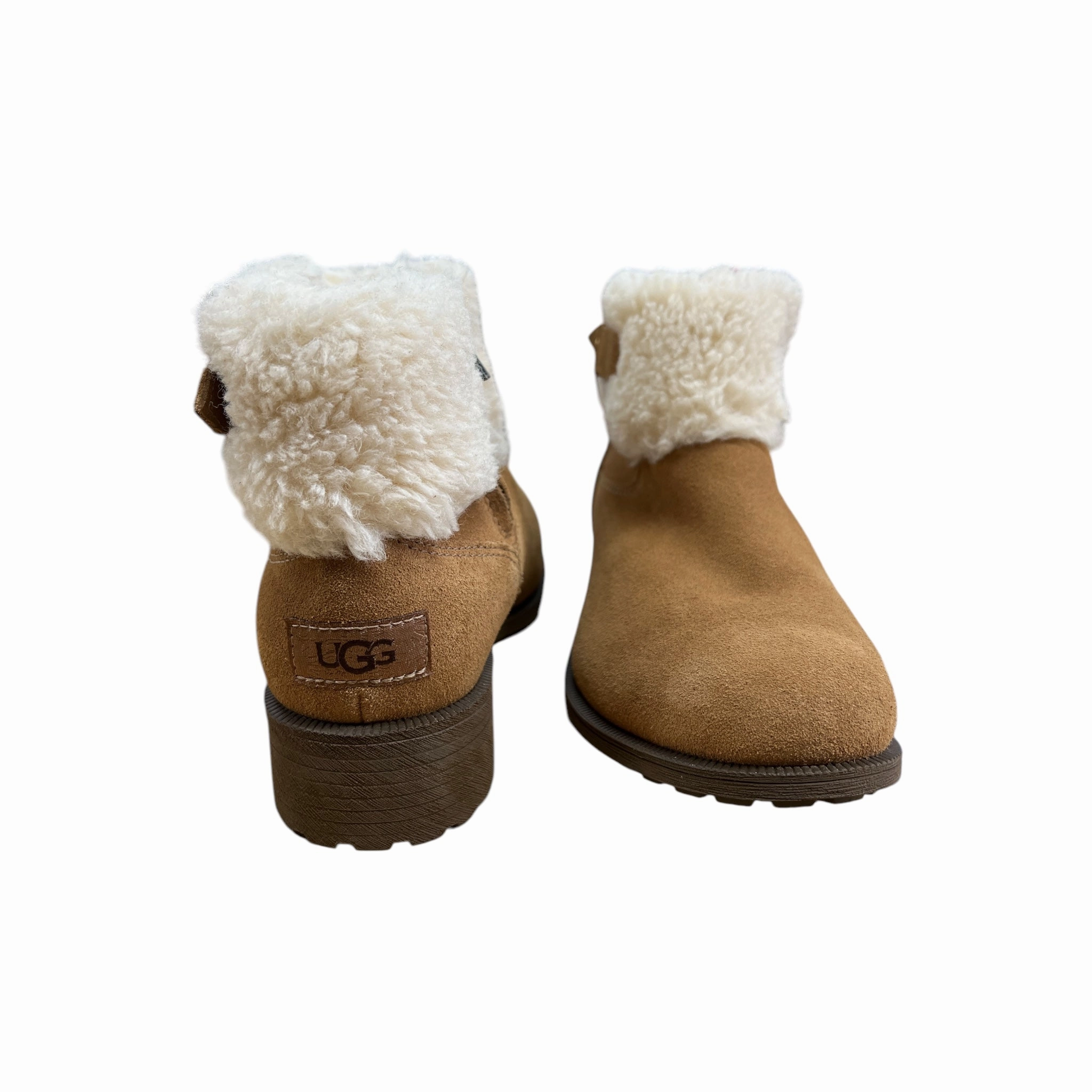 Boots Designer By Ugg In Tan, Size:9.5