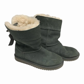 Boots Mid-calf Flats By Koolaburra By Ugg In Grey, Size: 8