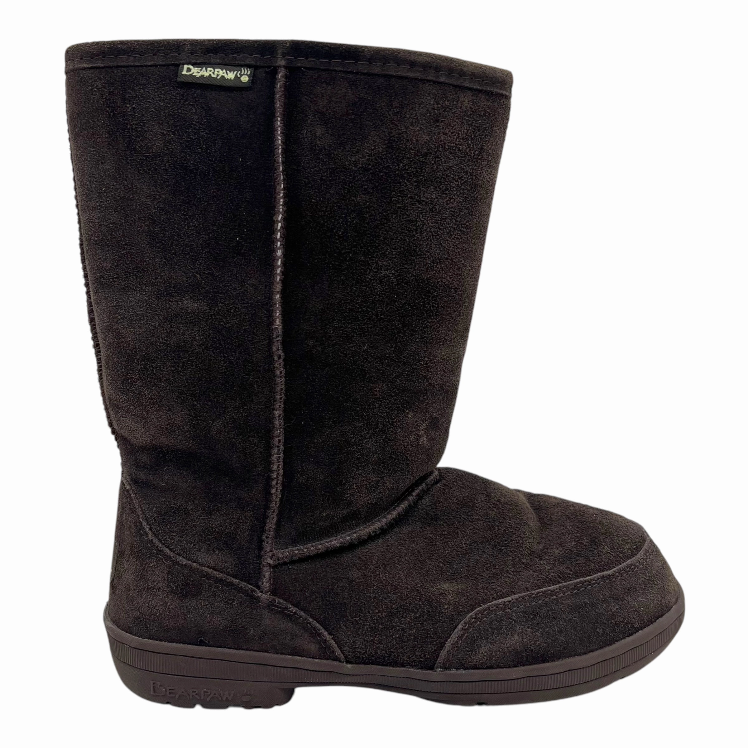 Boots Snow By Bearpaw In Brown, Size:10