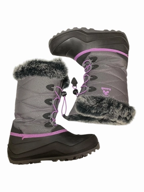 Boots Snow By Kamik In Black & Grey, Size: 7