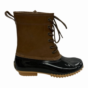 Boots Snow By Sporto In Brown, Size:8