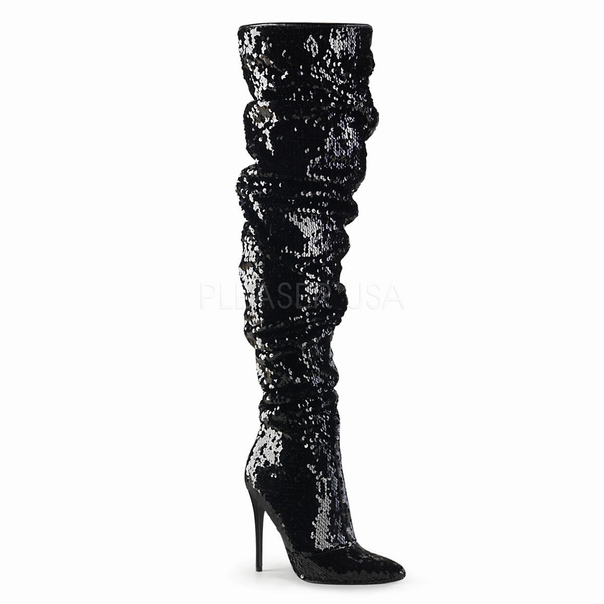 COURTLY-3011  Black Sequins