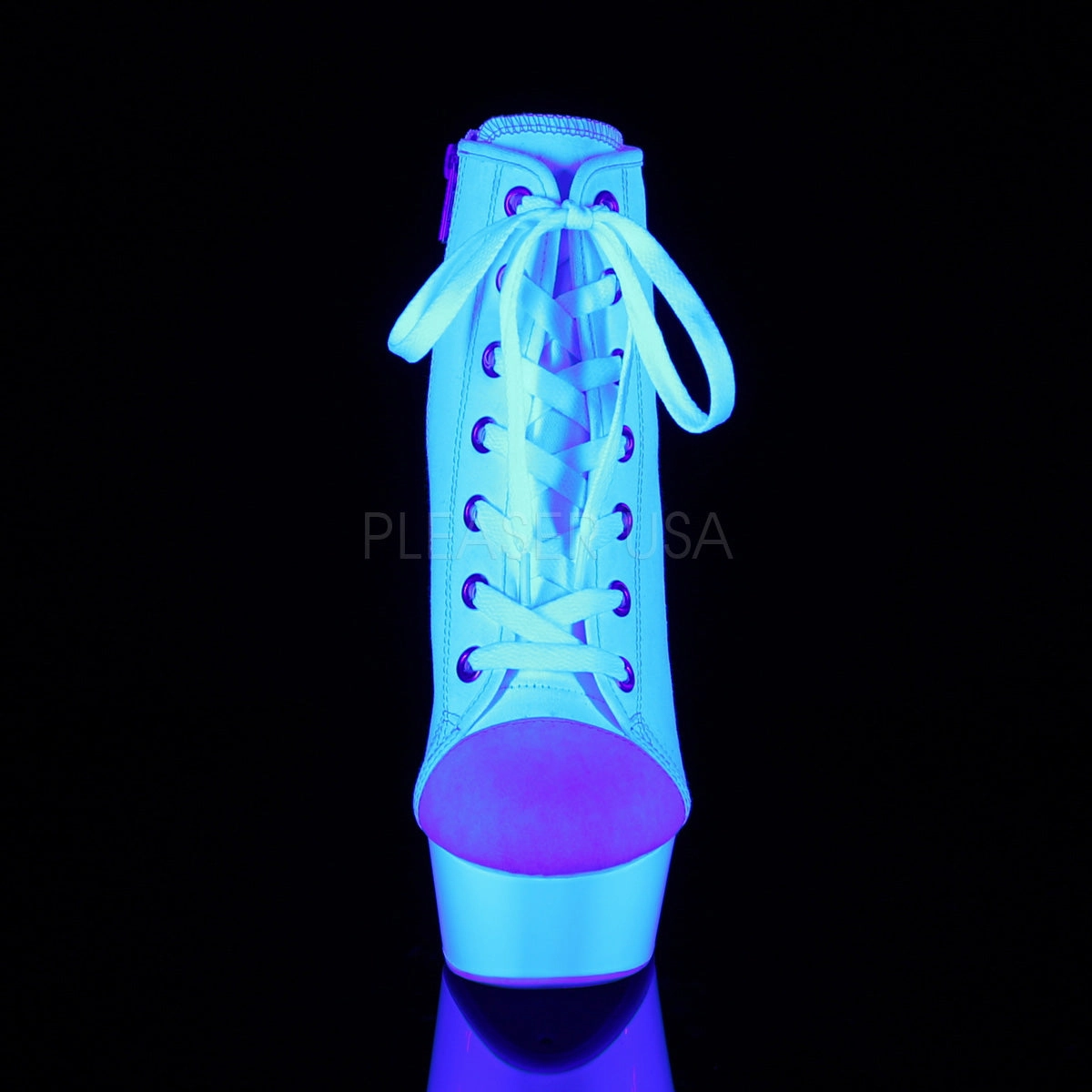DELIGHT-600SK-02  White Canvas/Neon White