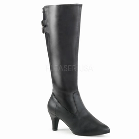 DIVINE-2018  Black Faux Leather