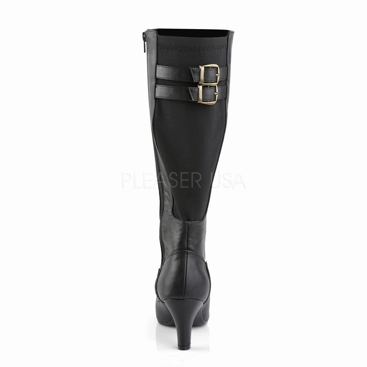 DIVINE-2018  Black Faux Leather