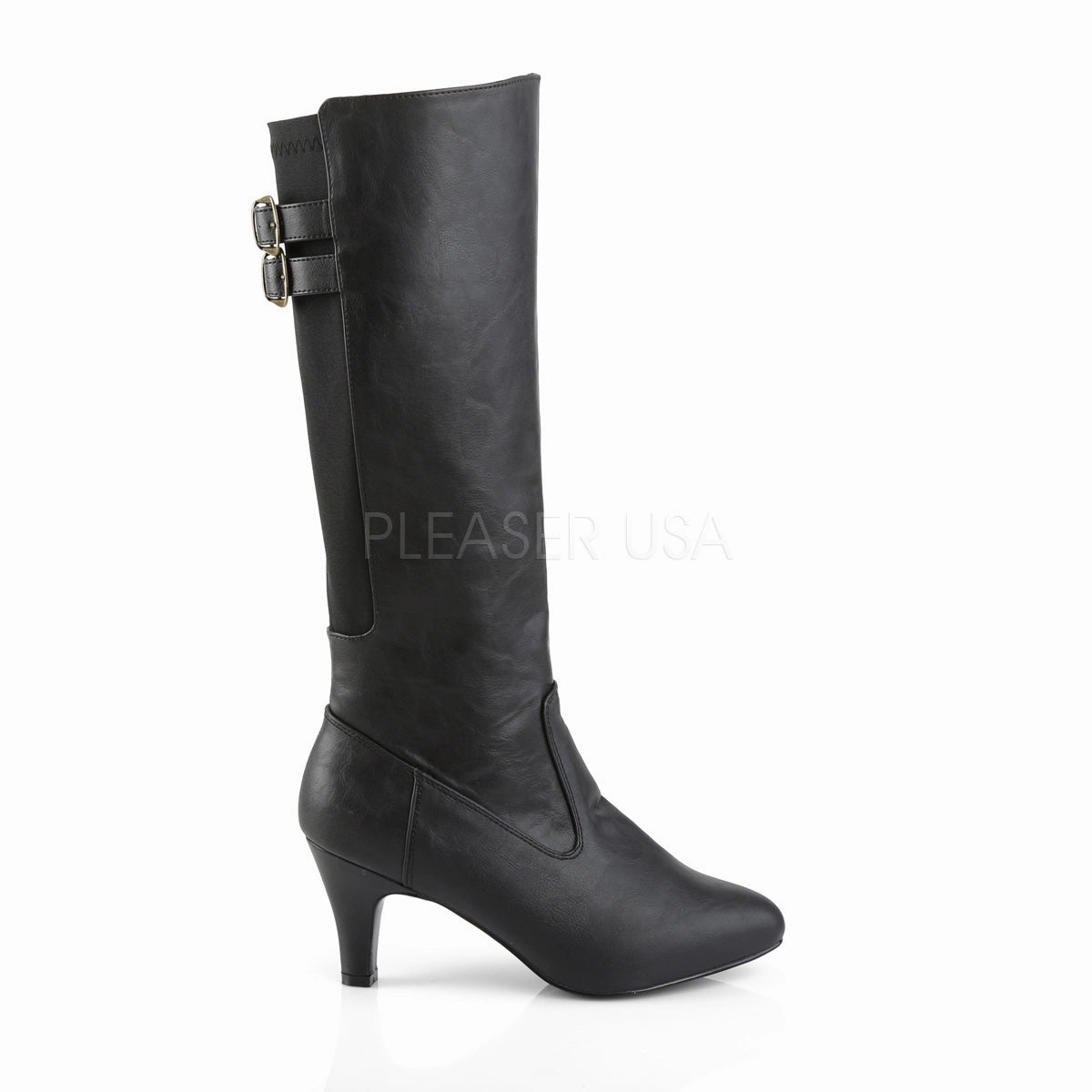 DIVINE-2018  Black Faux Leather
