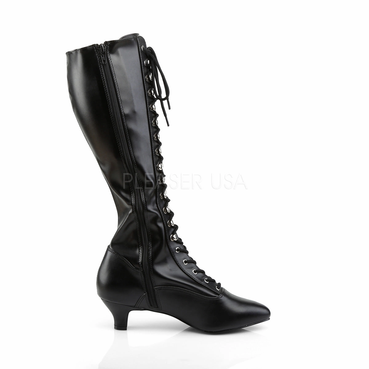 FAB-2023  Black Str Faux Leather