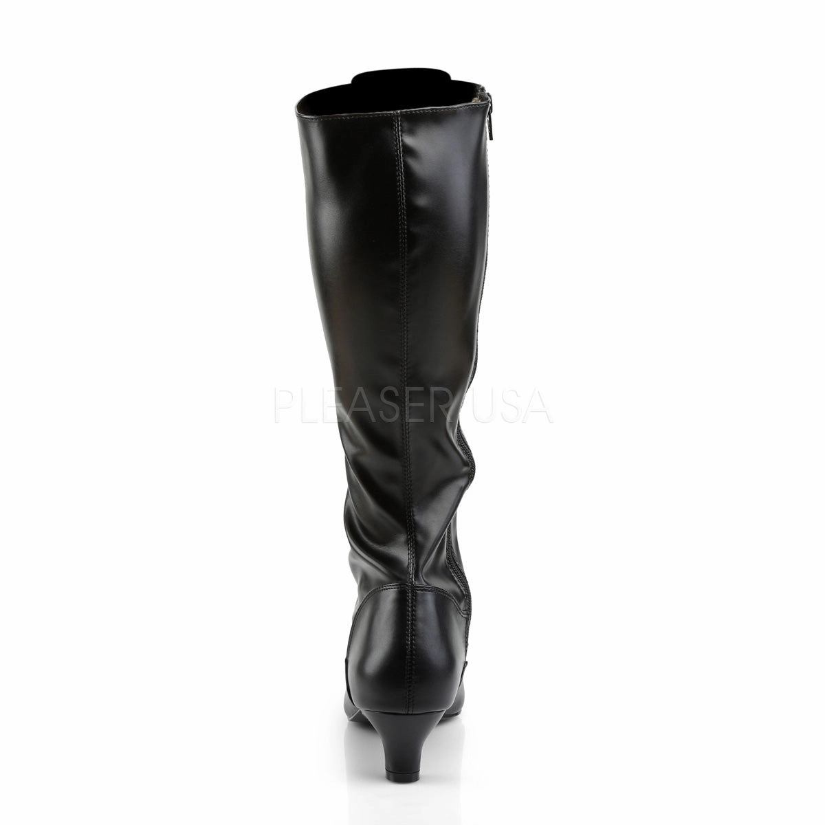 FAB-2023  Black Str Faux Leather