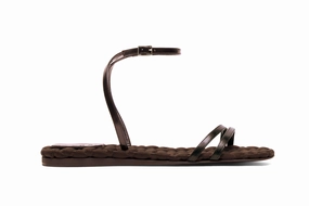 FAYE Brown Brushed Leather