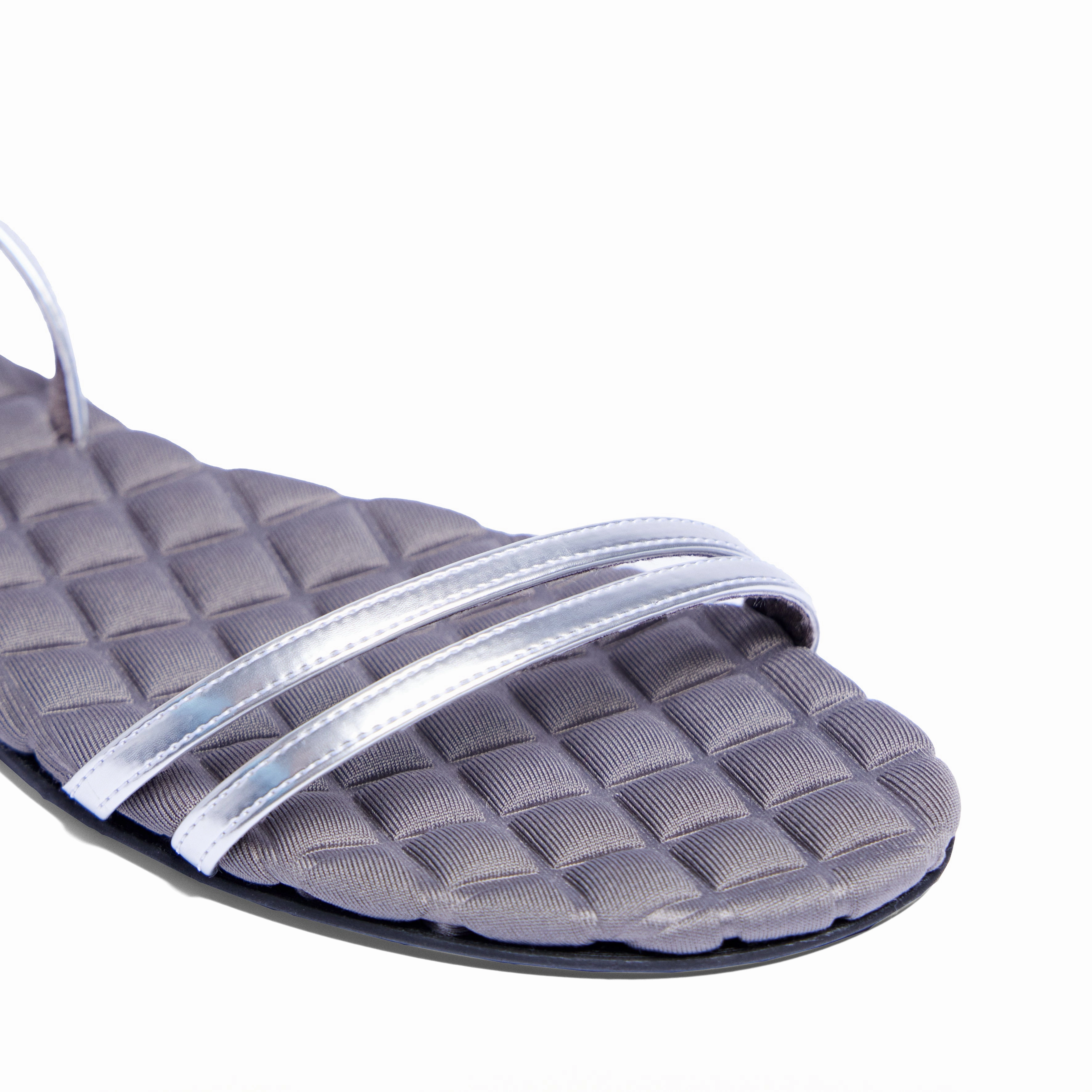 FAYE Silver Brushed Leather