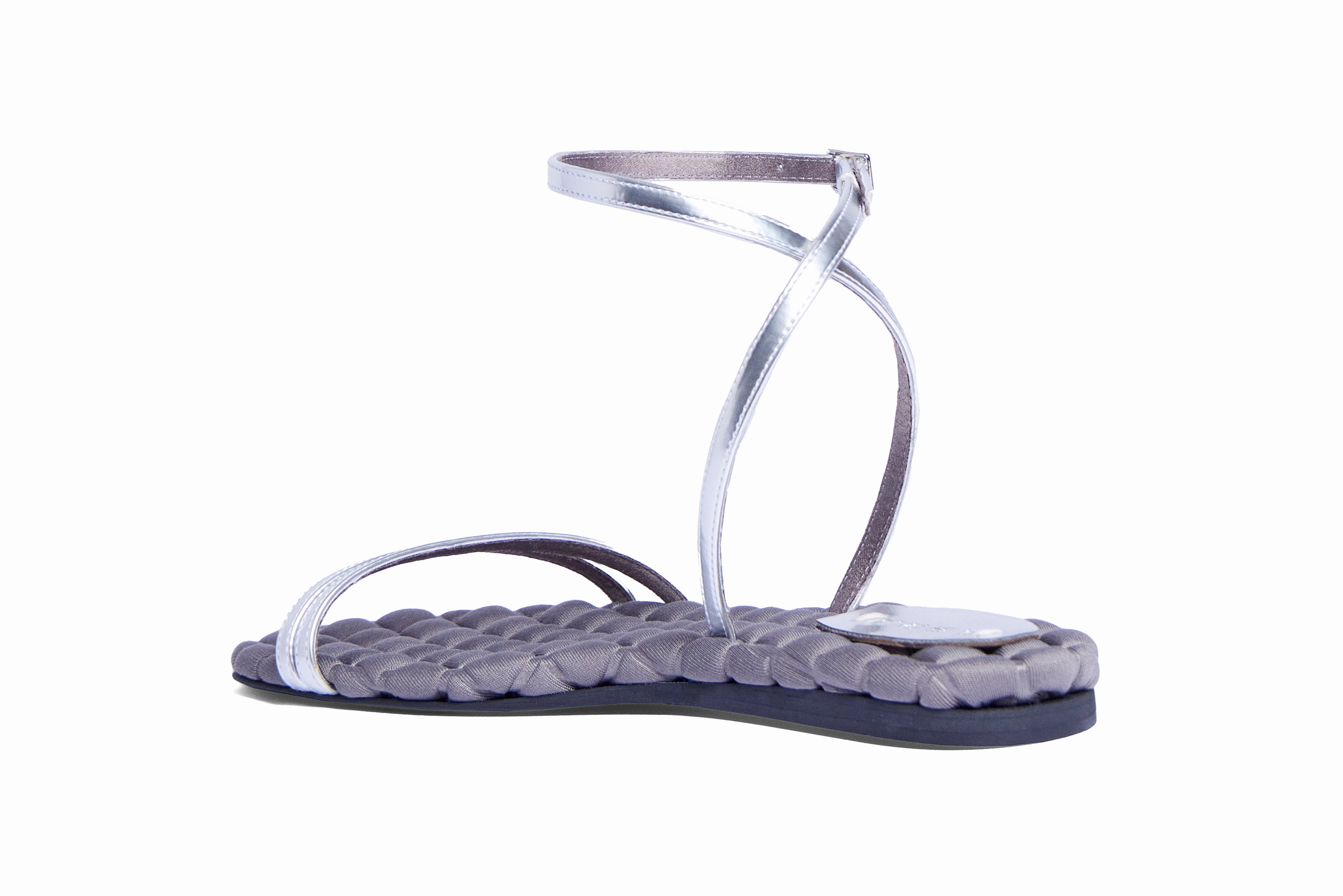 FAYE Silver Brushed Leather