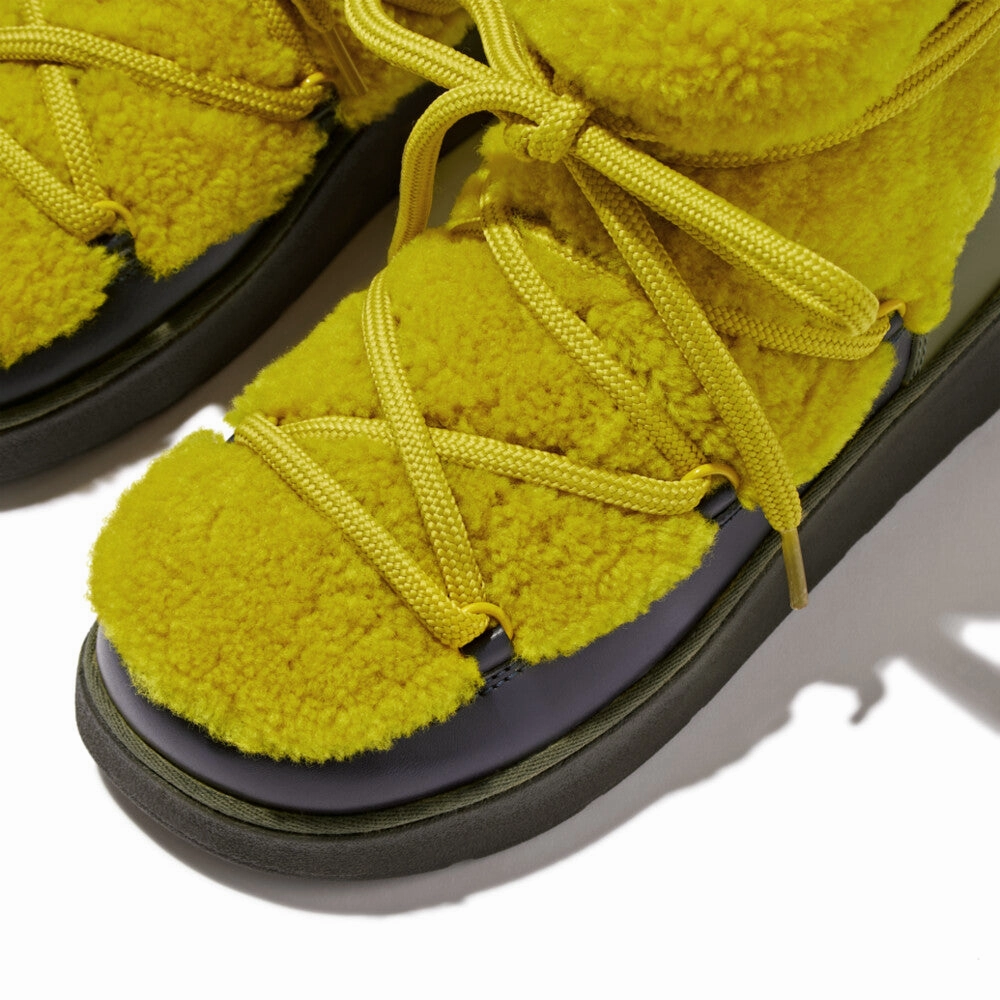 FitFlop - GEN-FF X ROKSANDA CURLY-SHEARLING LACE ANKLE BOOTS