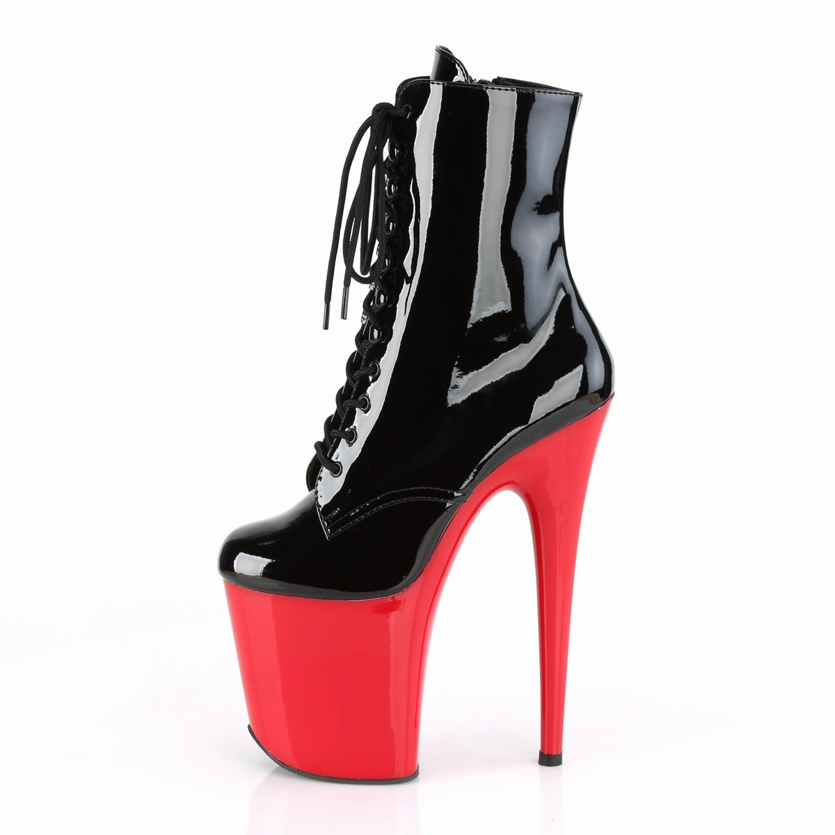 FLAMINGO-1020  Black Patent/Red