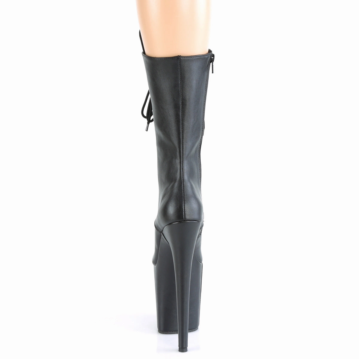 FLAMINGO-1050WR  Black Faux Leather/Black Faux Leather