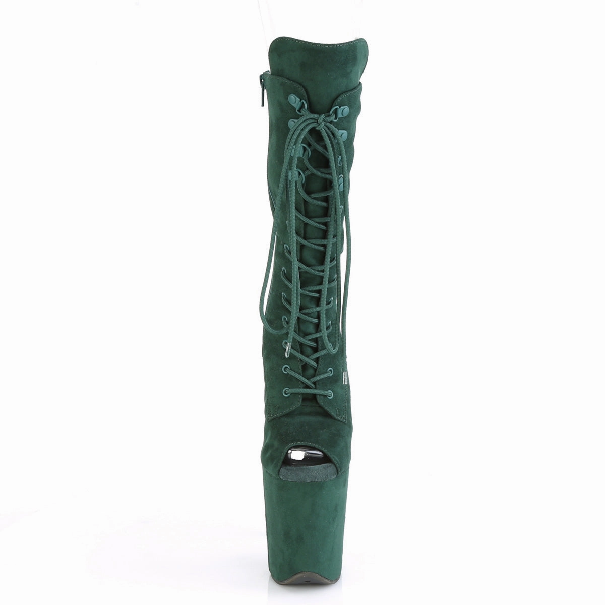 FLAMINGO-1051FS  Emerald Green Faux Suede/Emerald Green Faux Suede