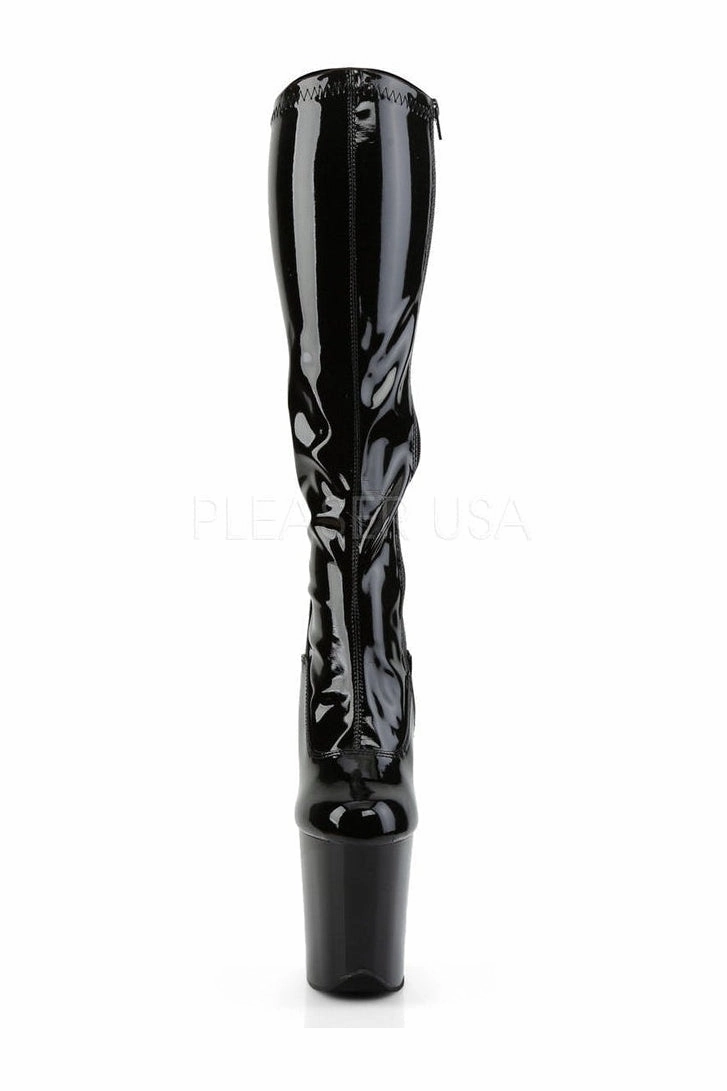 FLAMINGO-2000 Platform Boot  | Black Patent