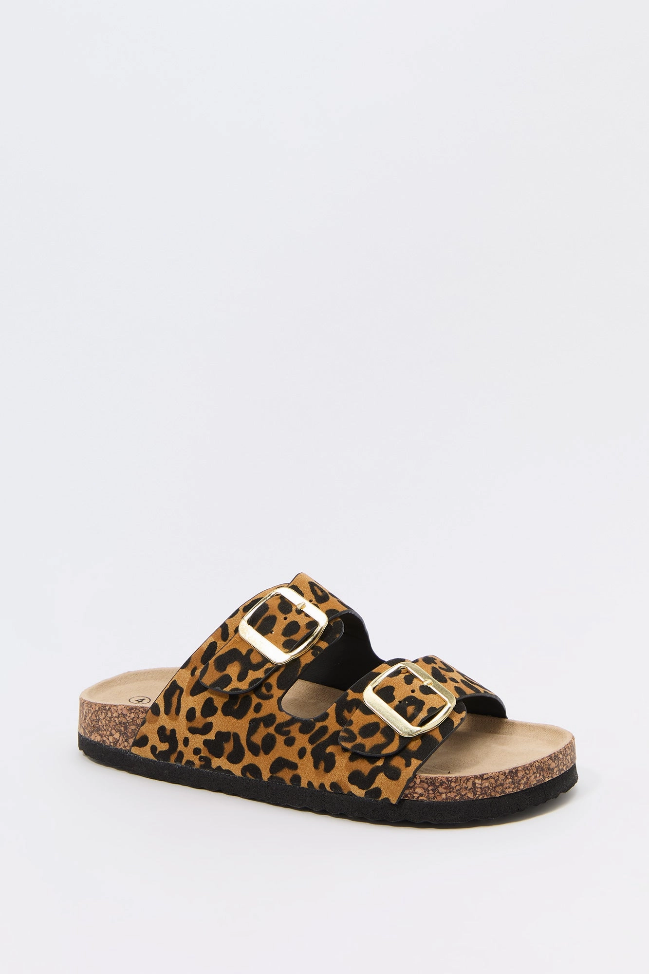 Girls Double Buckle Cork Sandal