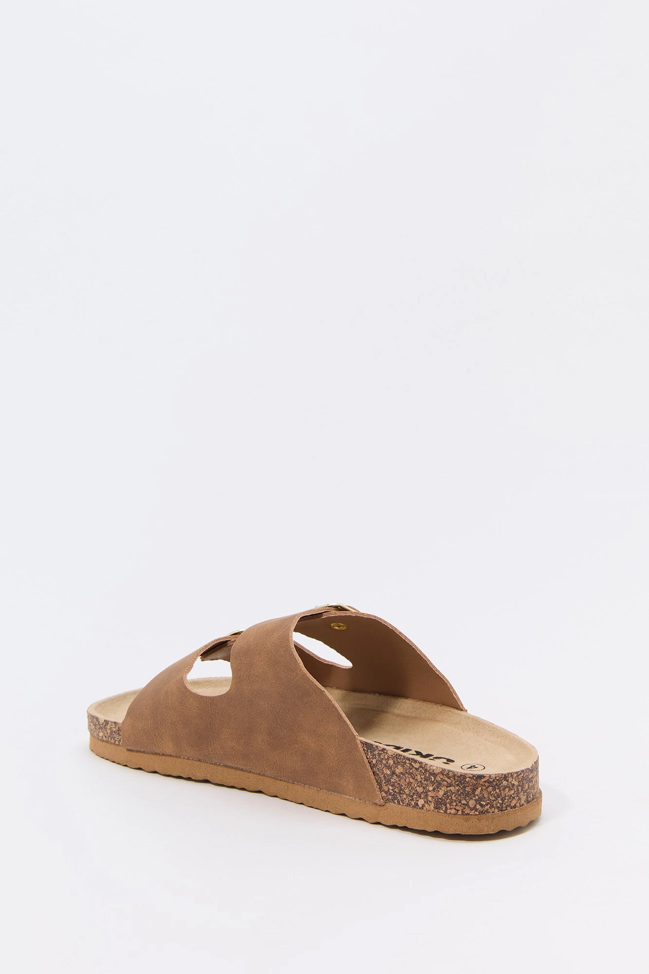Girls Double Buckle Cork Sandal